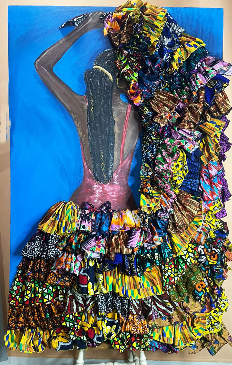 Ankara Girl ( 70inches*50)