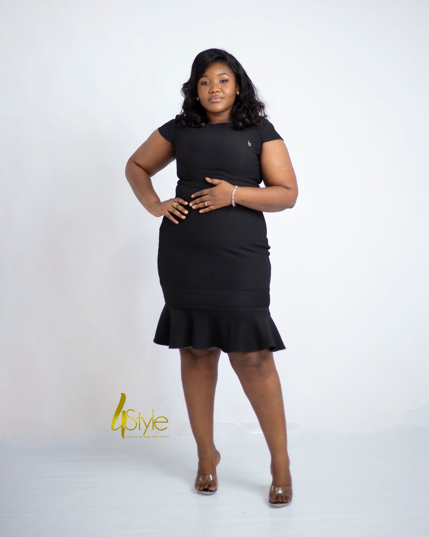 All black fitted wear