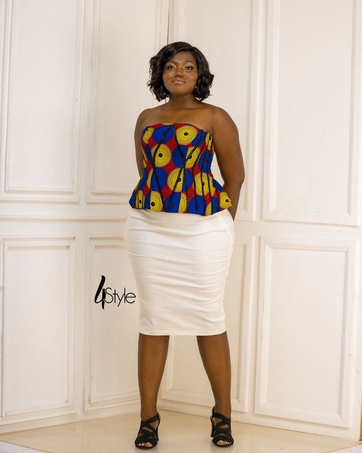 Ankara Corset top