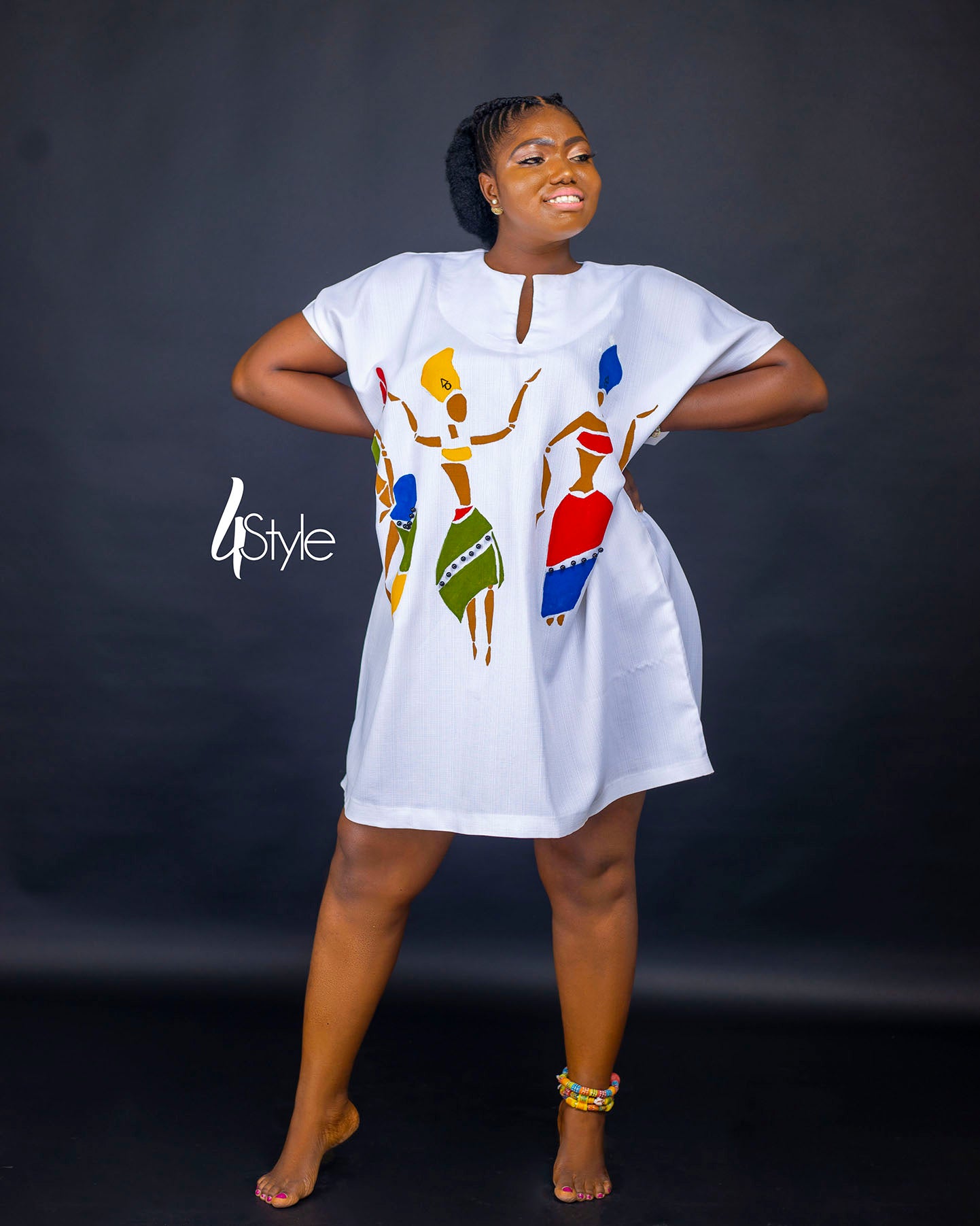 cotton crepe dress Cindy cotton/crepe dress( only available in 6-16)