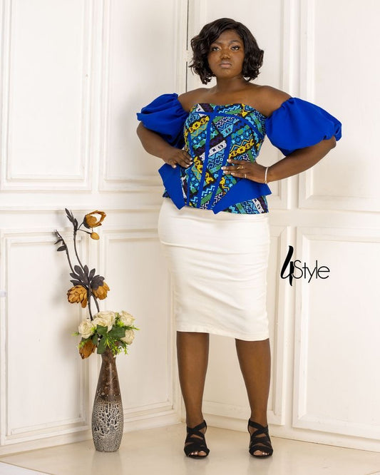 Ankara corset top