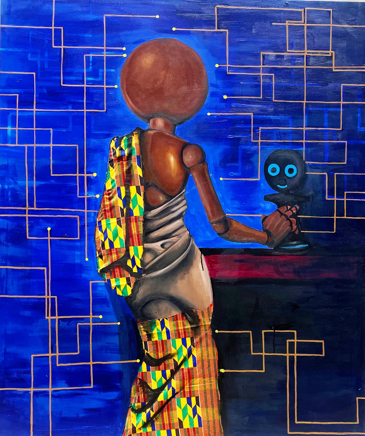 The Custodian of Codes 50*60inches